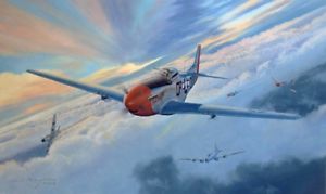 300x179 Original Aviation Art P 51 Mustang Painting Ebay - P 51 Mustang Painting