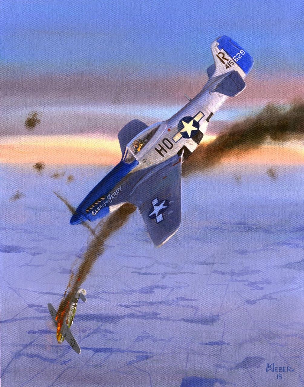 1005x1280 P 51 Mustang Painting By Kevin Weber. - P 51 Mustang Painting