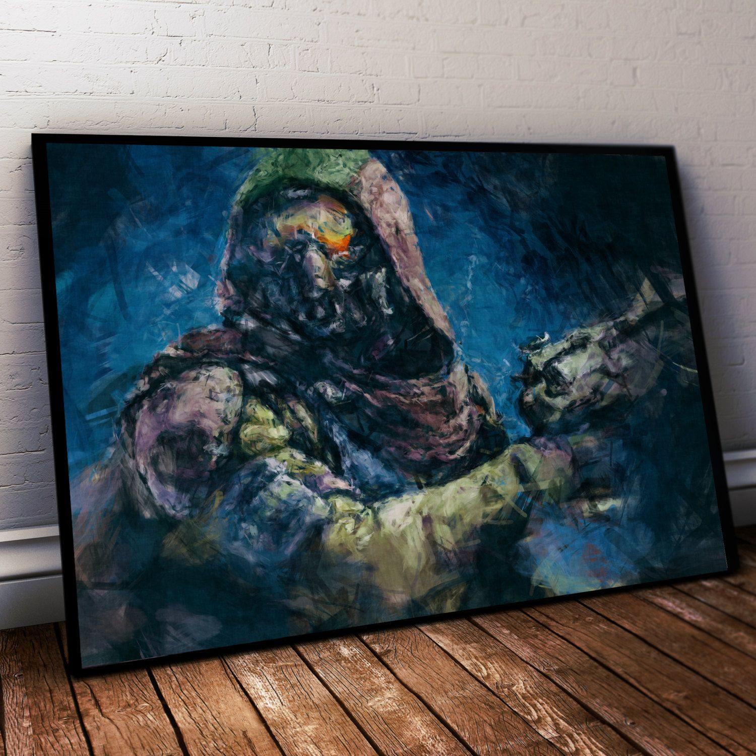 1500x1500 Destiny Poster. Destiny Hunter Painting Print. Mounted Canvas - P Hunter Painting