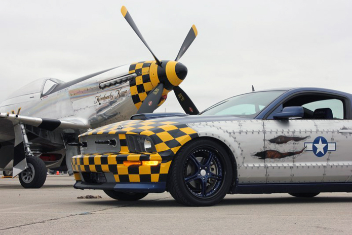 695x463 Forza Motorsport P 51 Theme - P51 Mustang Painting