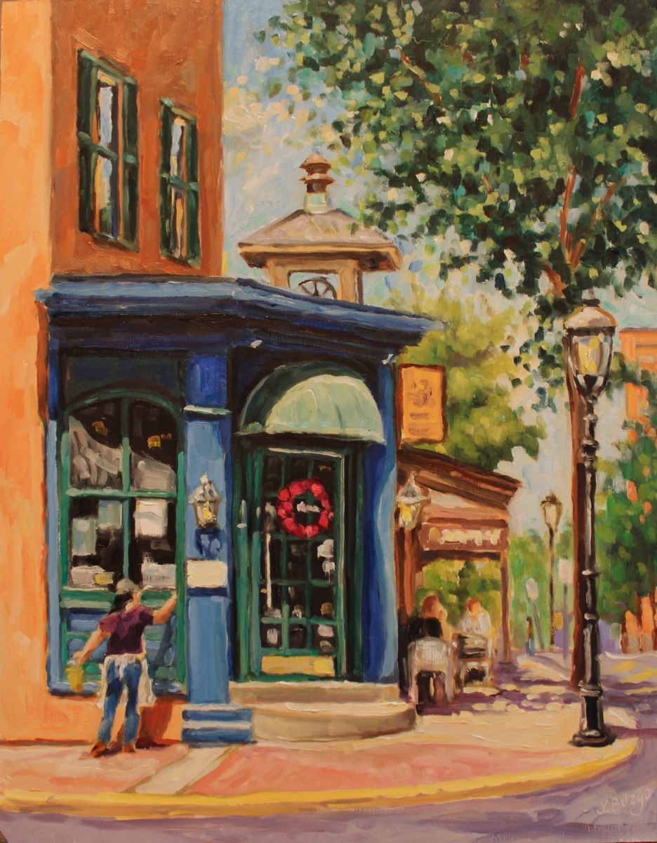 936x1200 Painting Lilly'S, Doylestown, Pa (Original Art By Jean Childs - Pa Painting