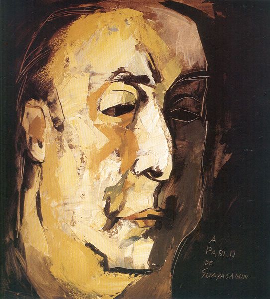 542x600 Pablo Neruda Painting 35 Best Oswaldo Guayasamn Images - Pablo Neruda Painting