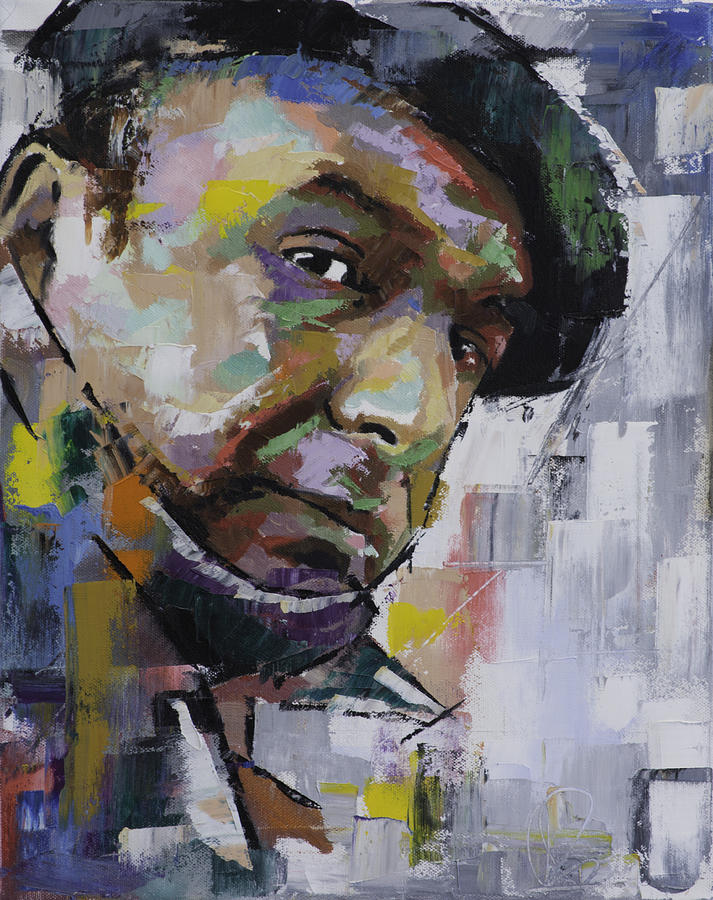 713x900 Pablo Neruda Painting By Richard Day - Pablo Neruda Painting