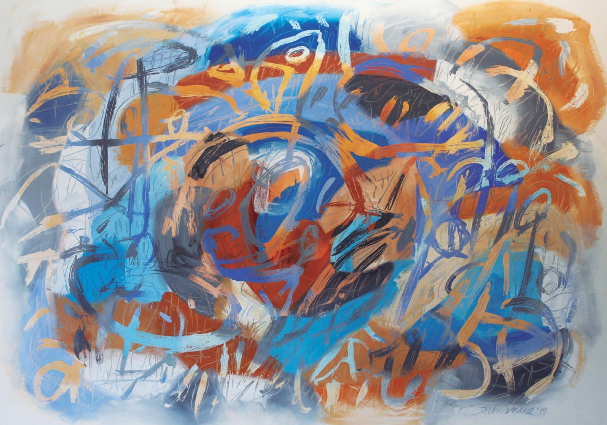 1200x840 Traveling Exhibition, My Ancient Land Paintings By Jacqueline - Pablo Neruda Painting