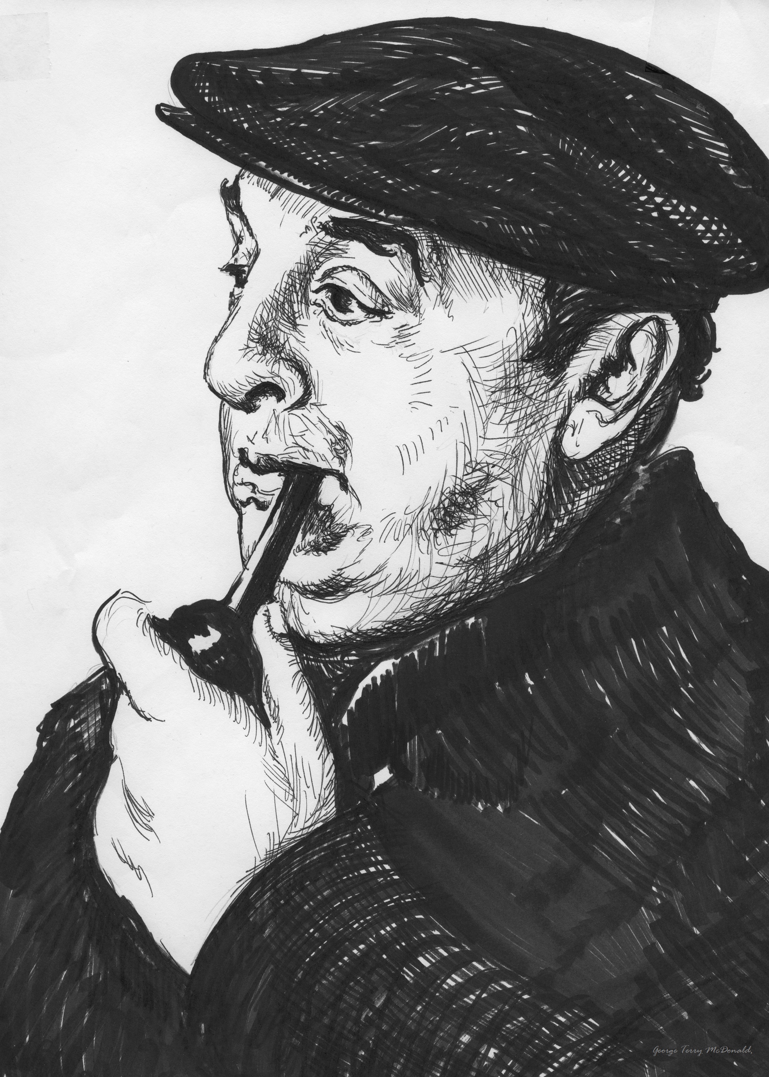 2493x3493 Neruda - Pablo Neruda Painting
