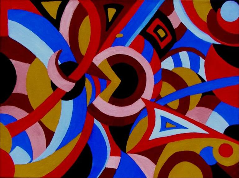 770x573 Saatchi Art Ms Pac Man Painting By Guy Salem - Pac Man Painting