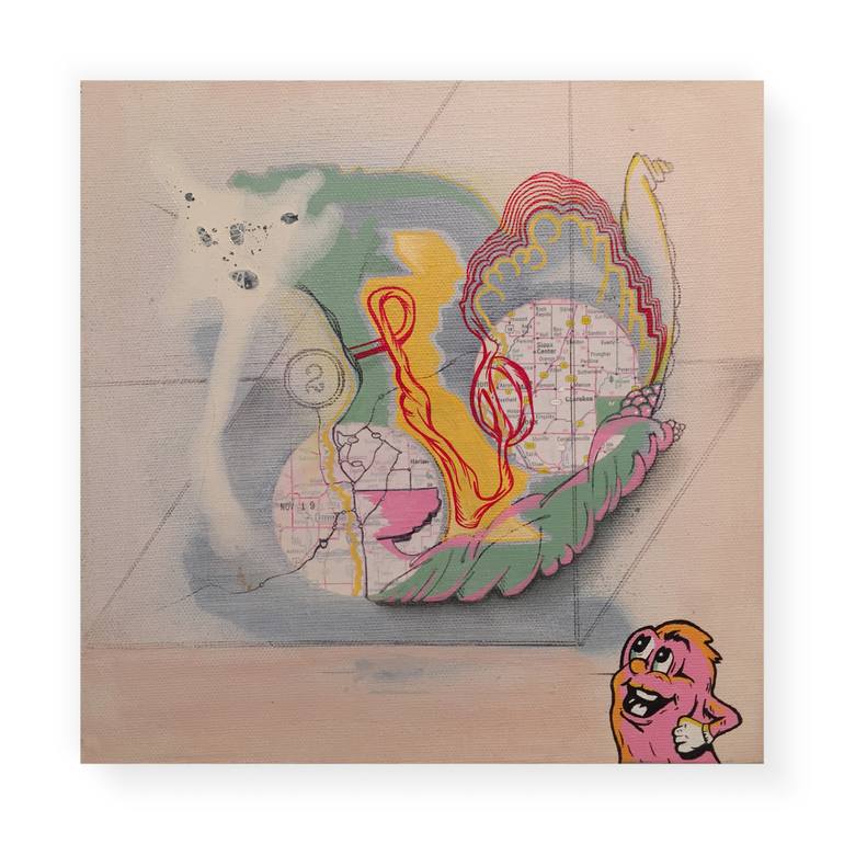 770x770 Saatchi Art What's Your 10 20 Ms. Pac Man Painting By Tracy Jones - Pac Man Painting