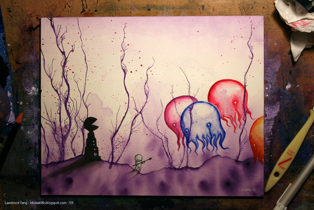 1000x667 Blow - Pac Man Painting