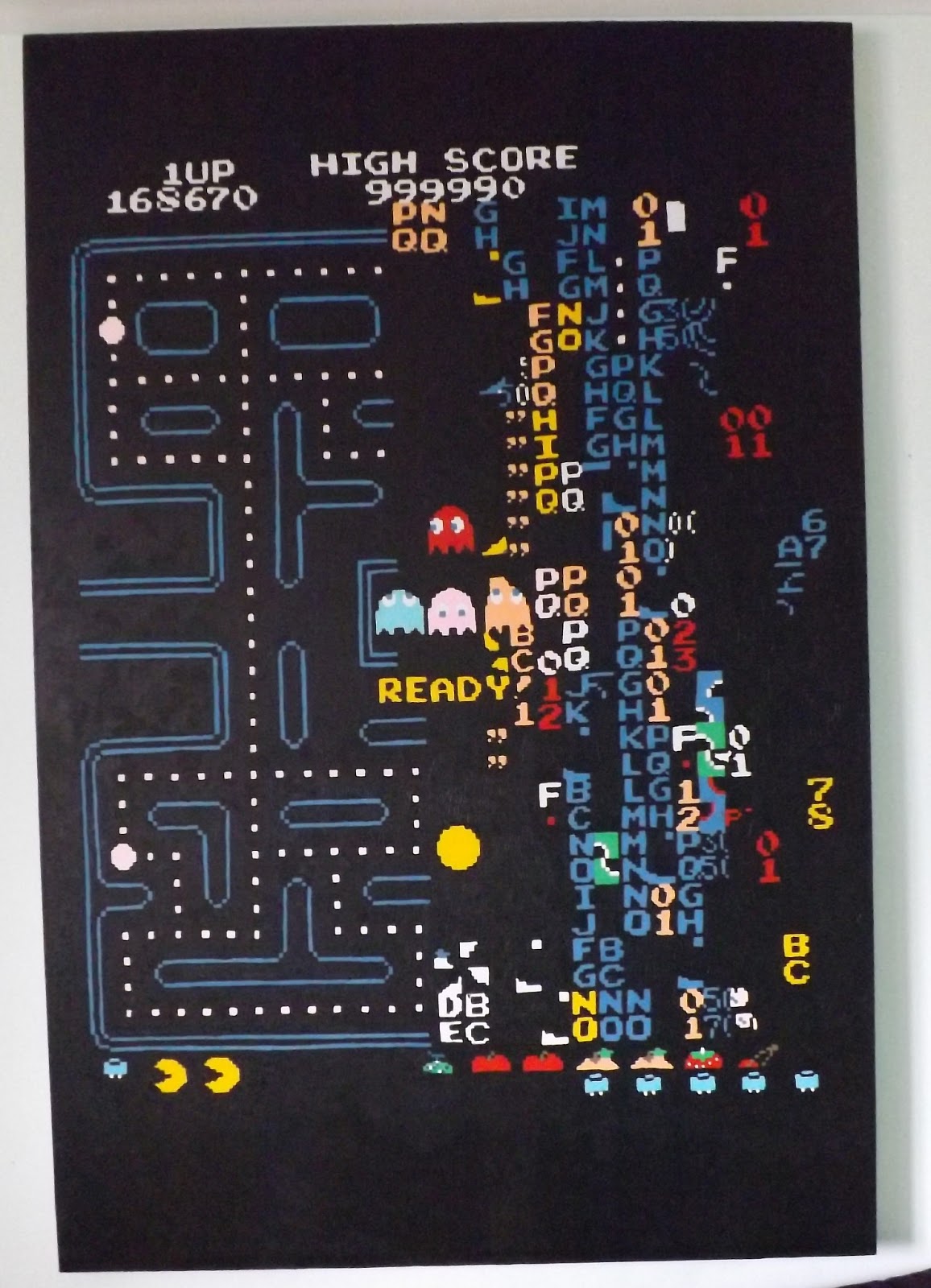 1156x1600 Daily Painting - Pac Man Painting