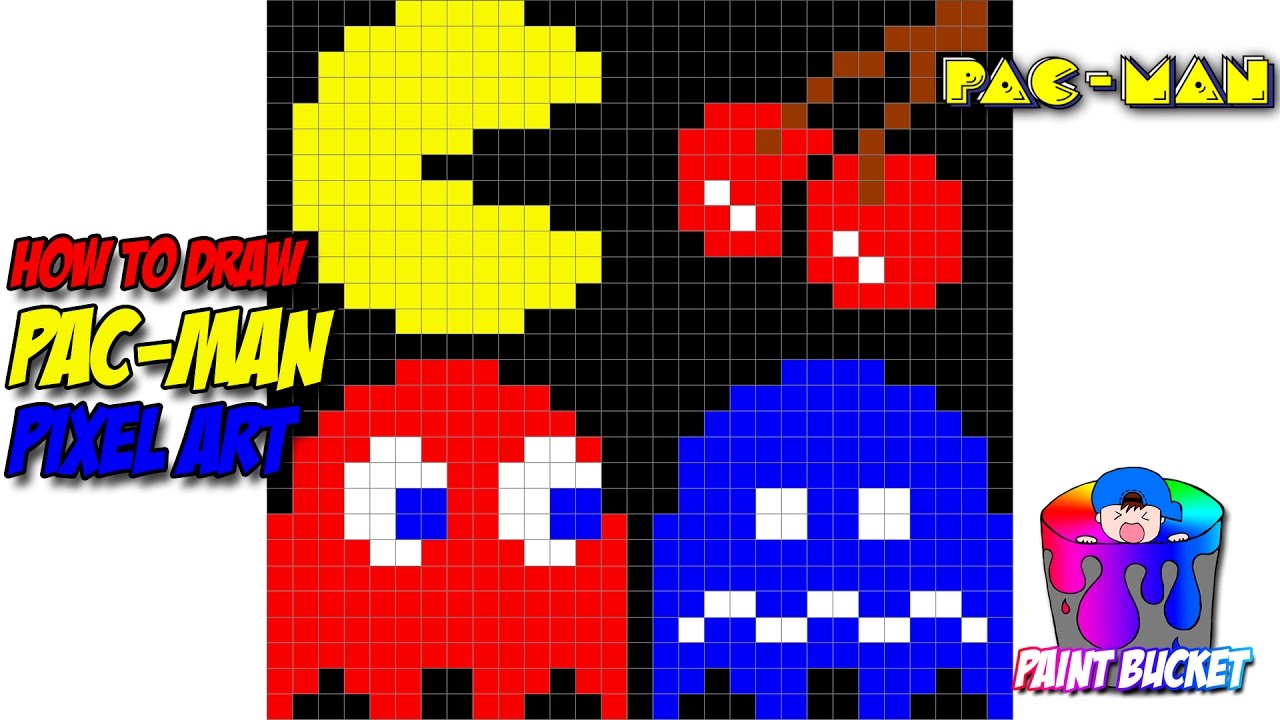 1280x720 How To Draw Pac Man - Pac Man Painting