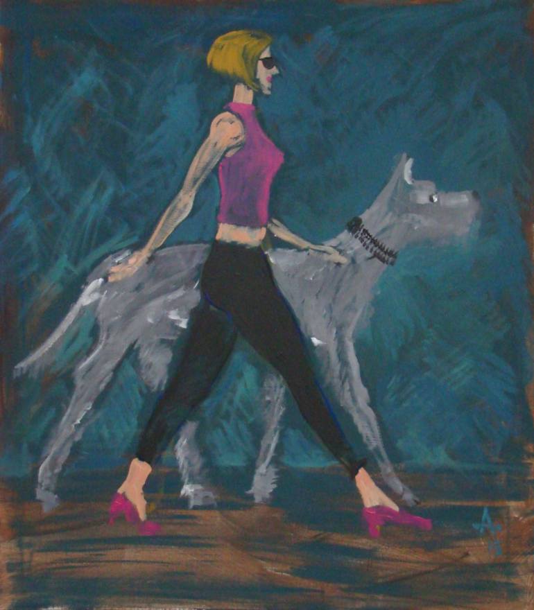 770x880 Saatchi Art Different Pace. Painting By Alex Yakimenko - Pace Painting