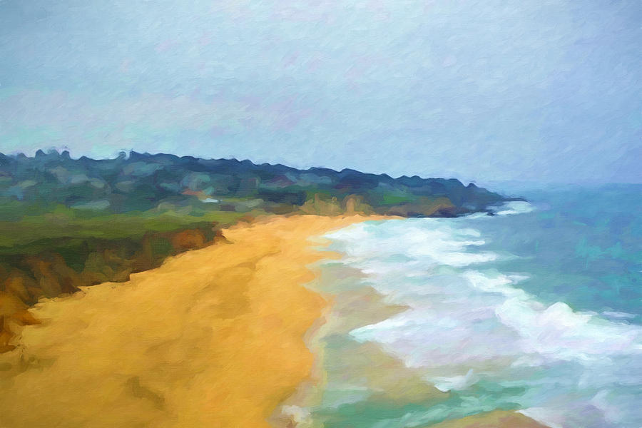 900x600 Pacific Coast Painting By Impressionist Art - Pacific Coast Painting