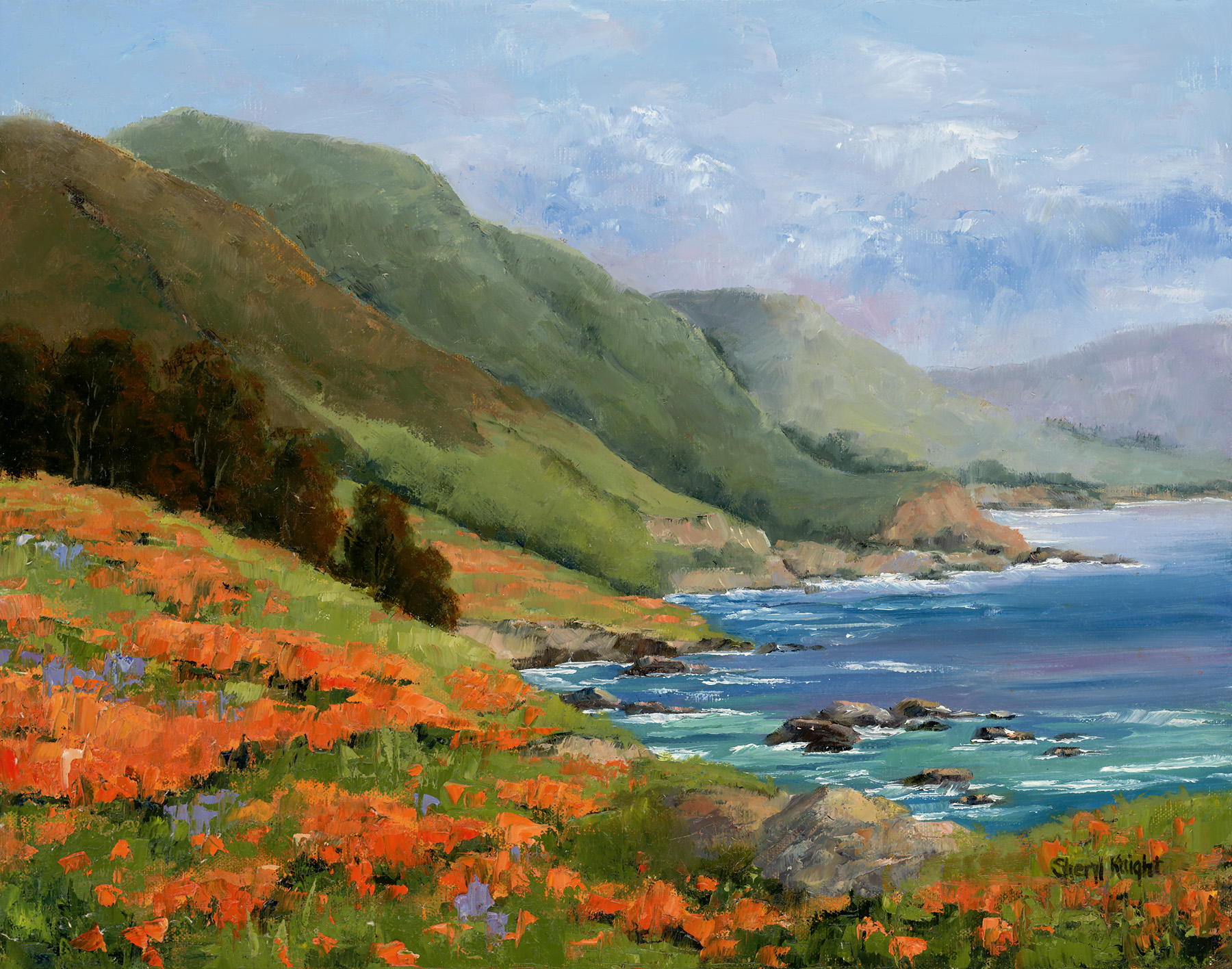 1800x1416 Pacific Coast Spring - Pacific Coast Painting