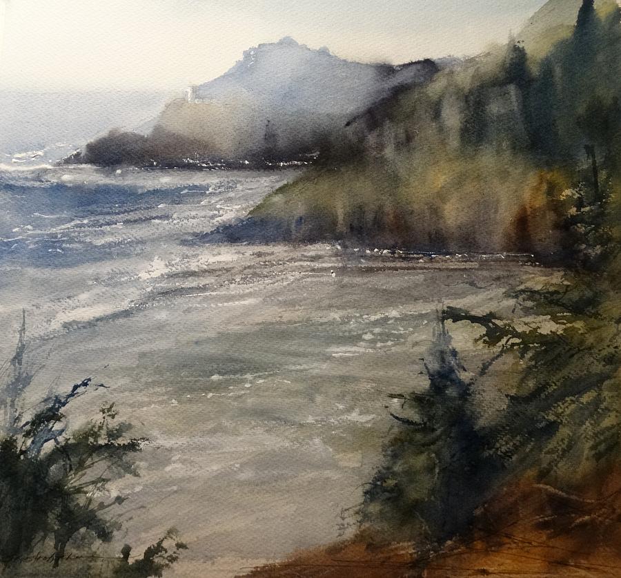 900x837 Pacific Northwest Painting By Sandra Strohschein - Pacific Coast Painting