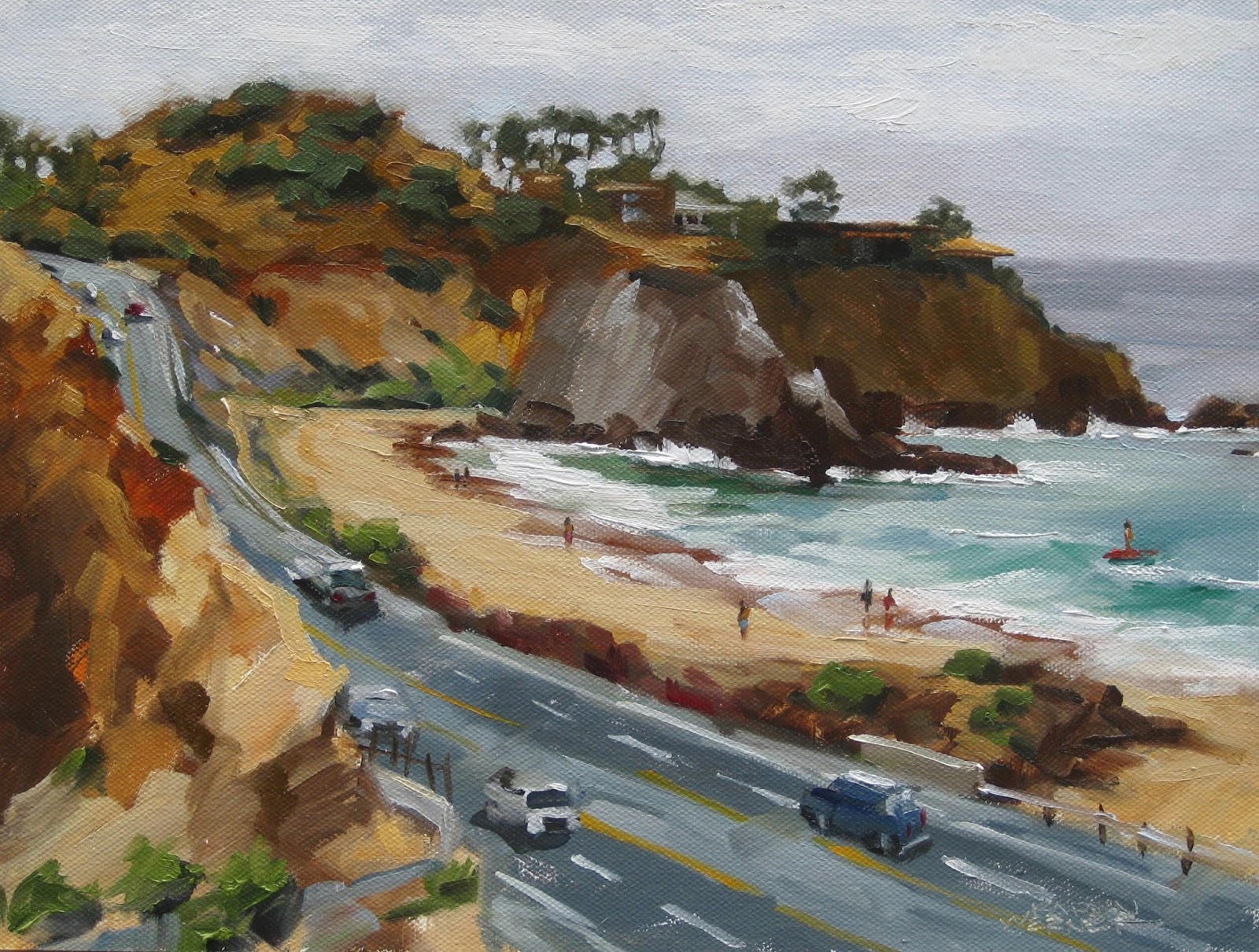 1600x1210 Karen Werner Fine Art Pacific Coast Highway - Pacific Coast Painting