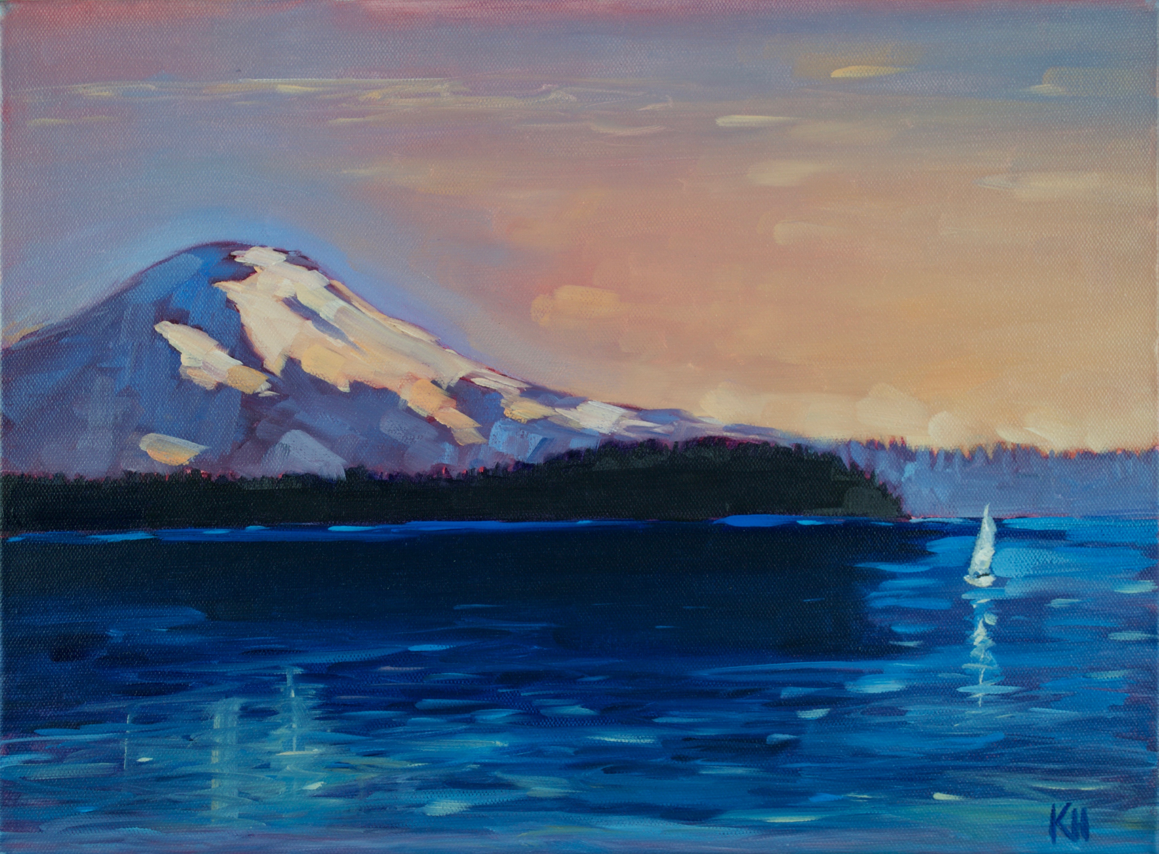 3795x2799 Original Oil Painting On Canvas Pacific Northwest Wonderland - Pacific Northwest Painting