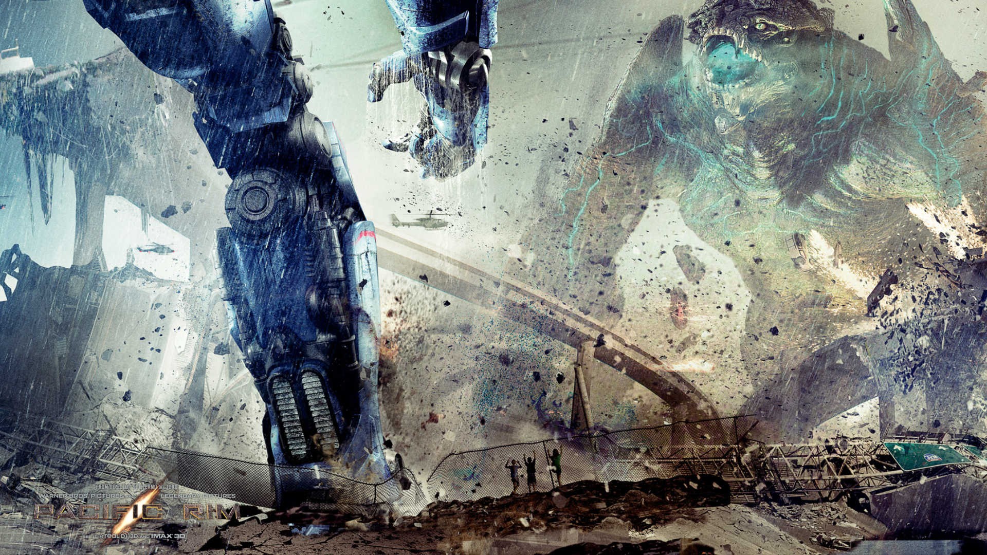 1920x1080 Wallpaper Painting, Movies, Pacific Rim, Kaiju, Art, Screenshot - Pacific Rim Painting