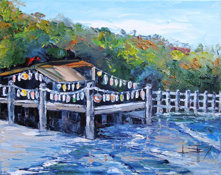 770x611 Saatchi Art My Pacifica Painting By Lisa Elley - Pacifica Painting