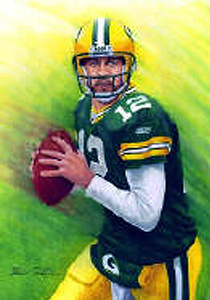 210x300 Sporting Art Paintings Marion, Ia - Packers Painting