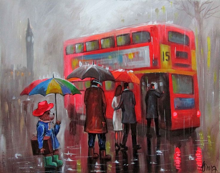 736x578 11 Best British Paddington Bear Oil Painting Images - Paddington Bear Painting