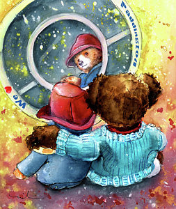 253x300 Paddington Bear Paintings Pixels - Paddington Bear Painting
