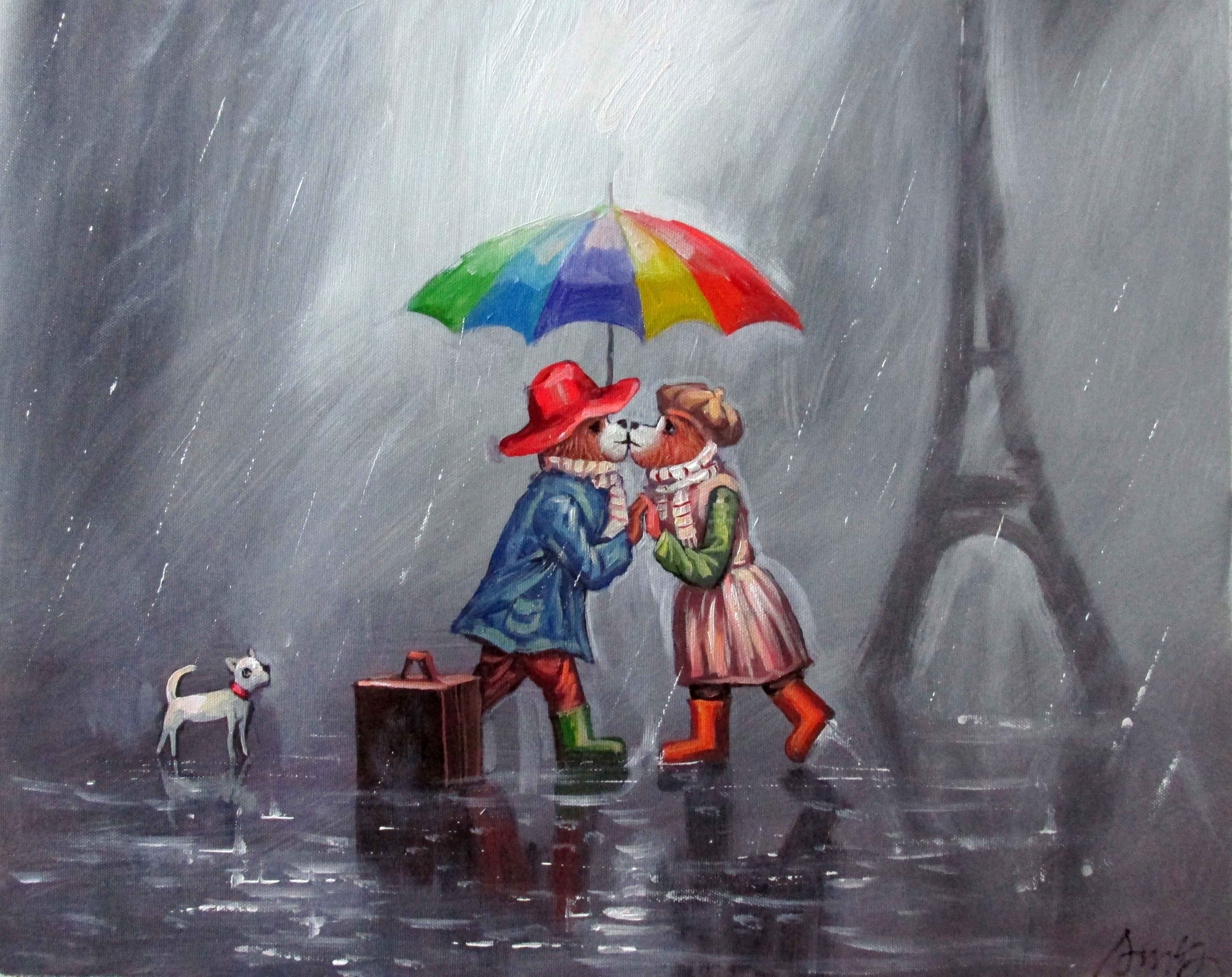 4358x3456 Pin By Amy On British Paddington Bear Oil Painting - Paddington Bear Painting