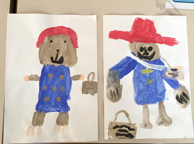 770x570 Thrybergh Primary School - Paddington Bear Painting