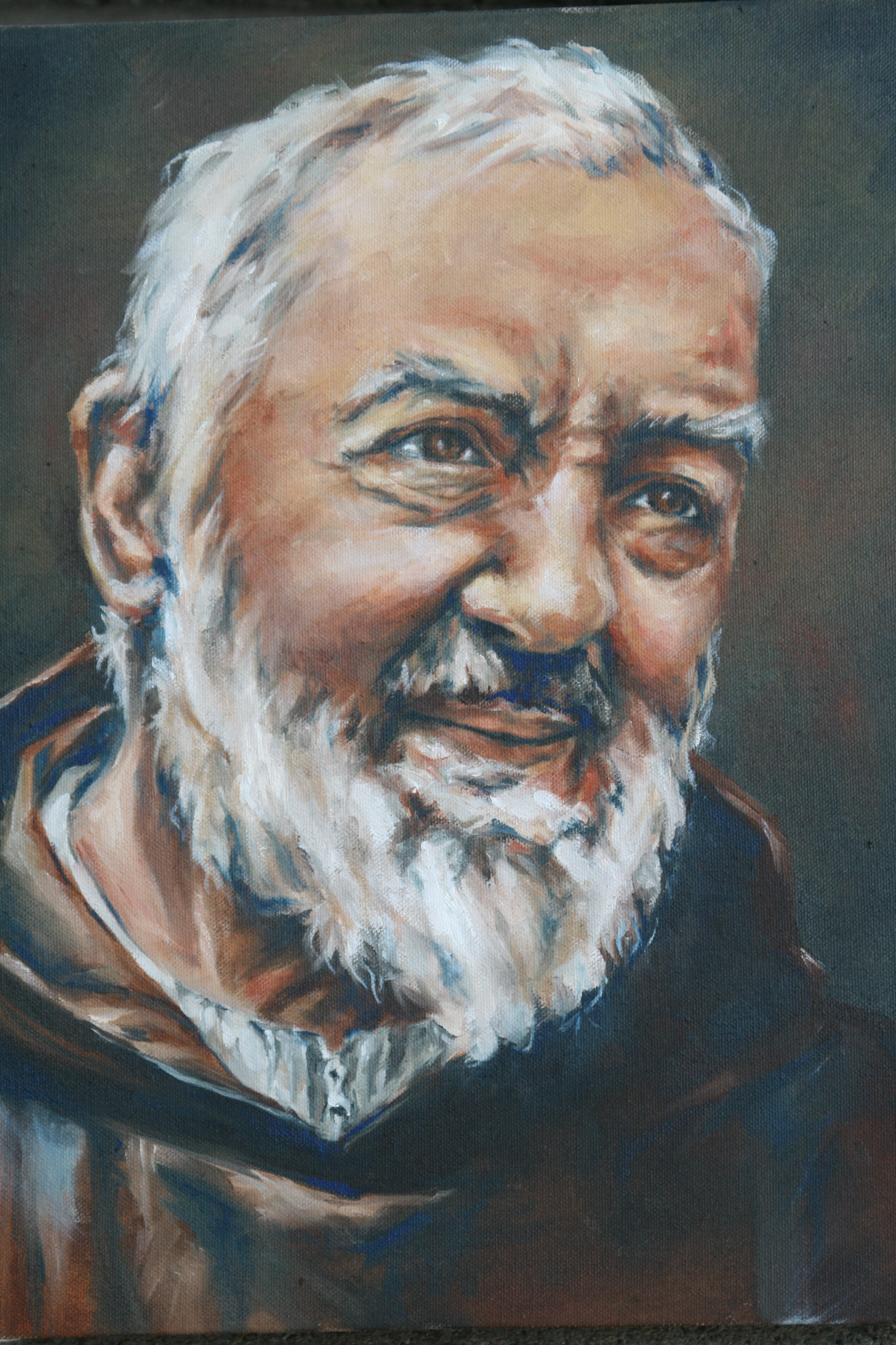 2592x3888 2009 Allie Egan's Blog - Padre Pio Painting