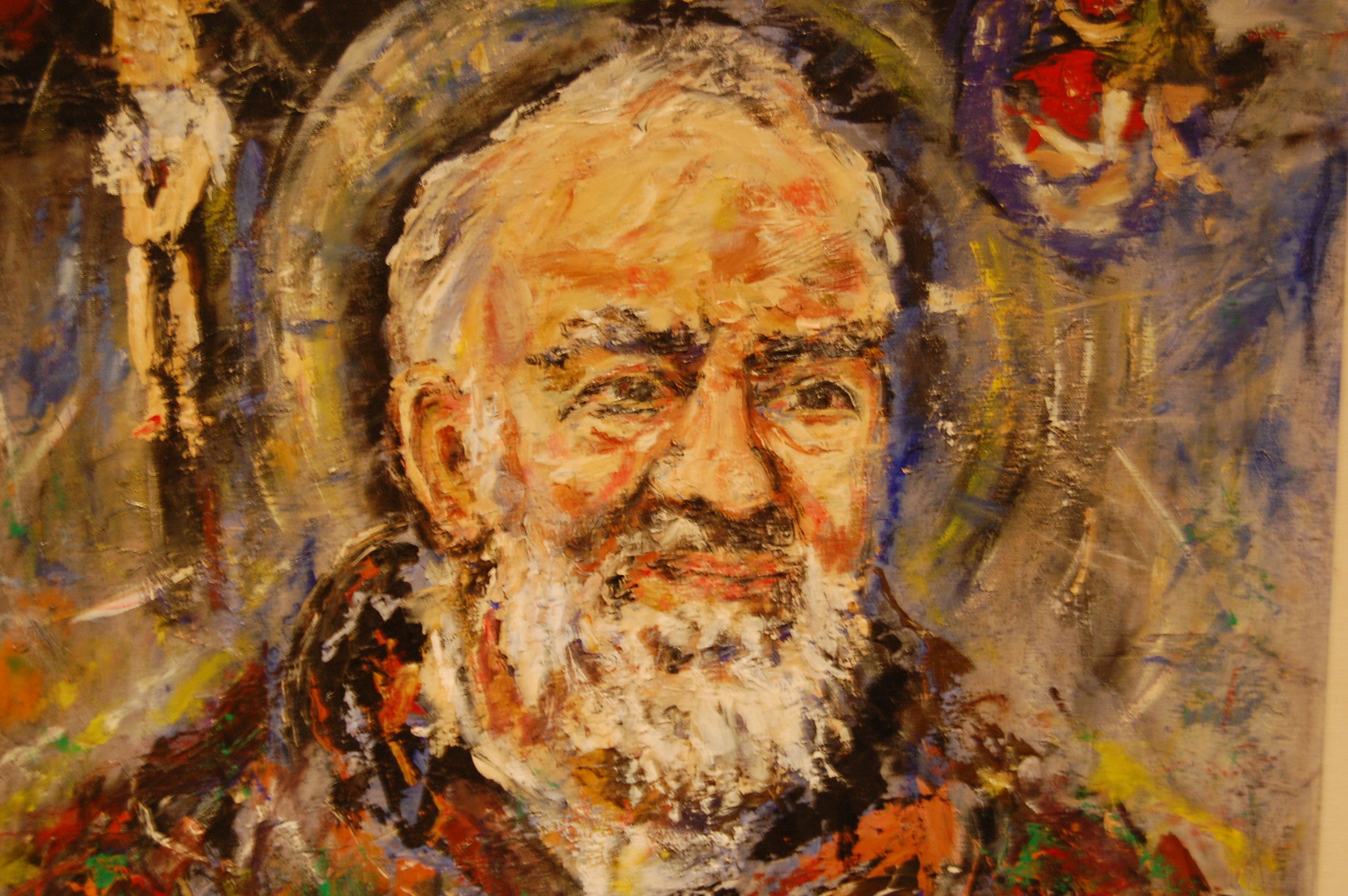 3008x2000 Saint Pio Of Pietrelcina Museum Shrine Tower - Padre Pio Painting