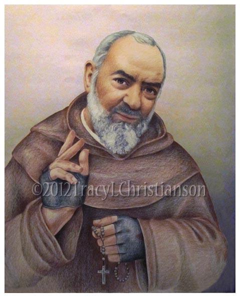 479x594 St. Padre Pio (B) Print - Padre Pio Painting