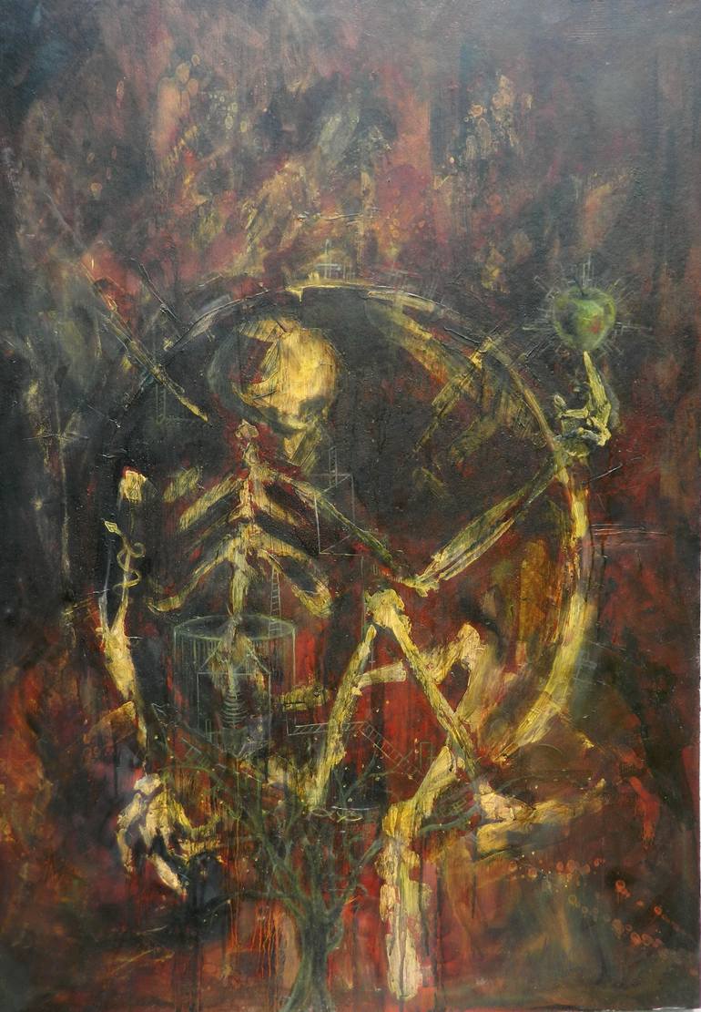 770x1111 Saatchi Art Pagan Painting By Marko Gacesa - Pagan Painting