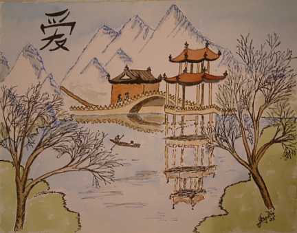 432x339 Wde 17 Dec Pagoda - Pagoda Painting