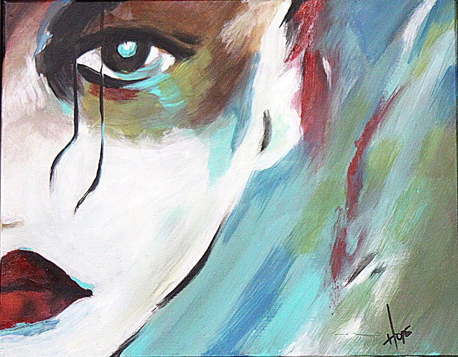 900x702 Pain Painting By Hope Mastroianni - Pain Painting
