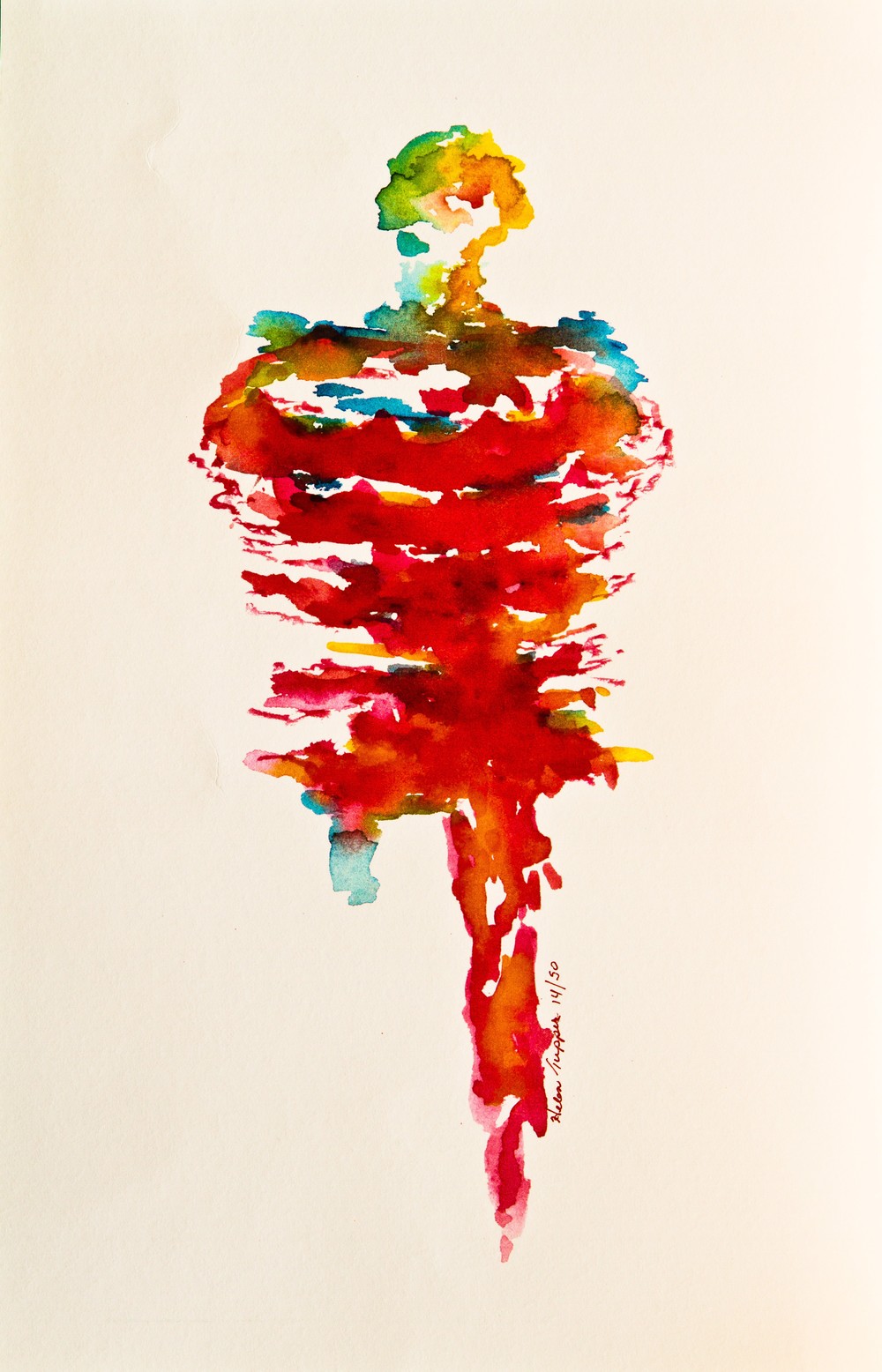 1000x1556 Pain Paintings Helen Tupper - Pain Painting