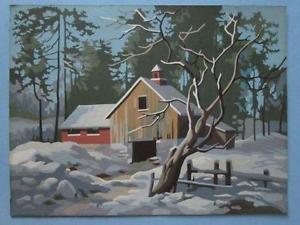 300x225 Vintage Paint By Number Ebay - Paint By Number Painting