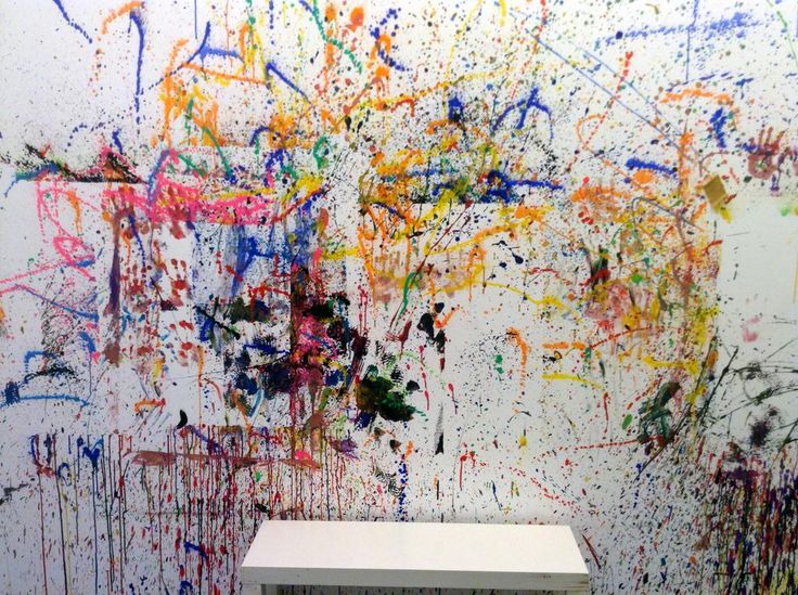 Paint Splatter Painting at PaintingValley.com | Explore collection of ...