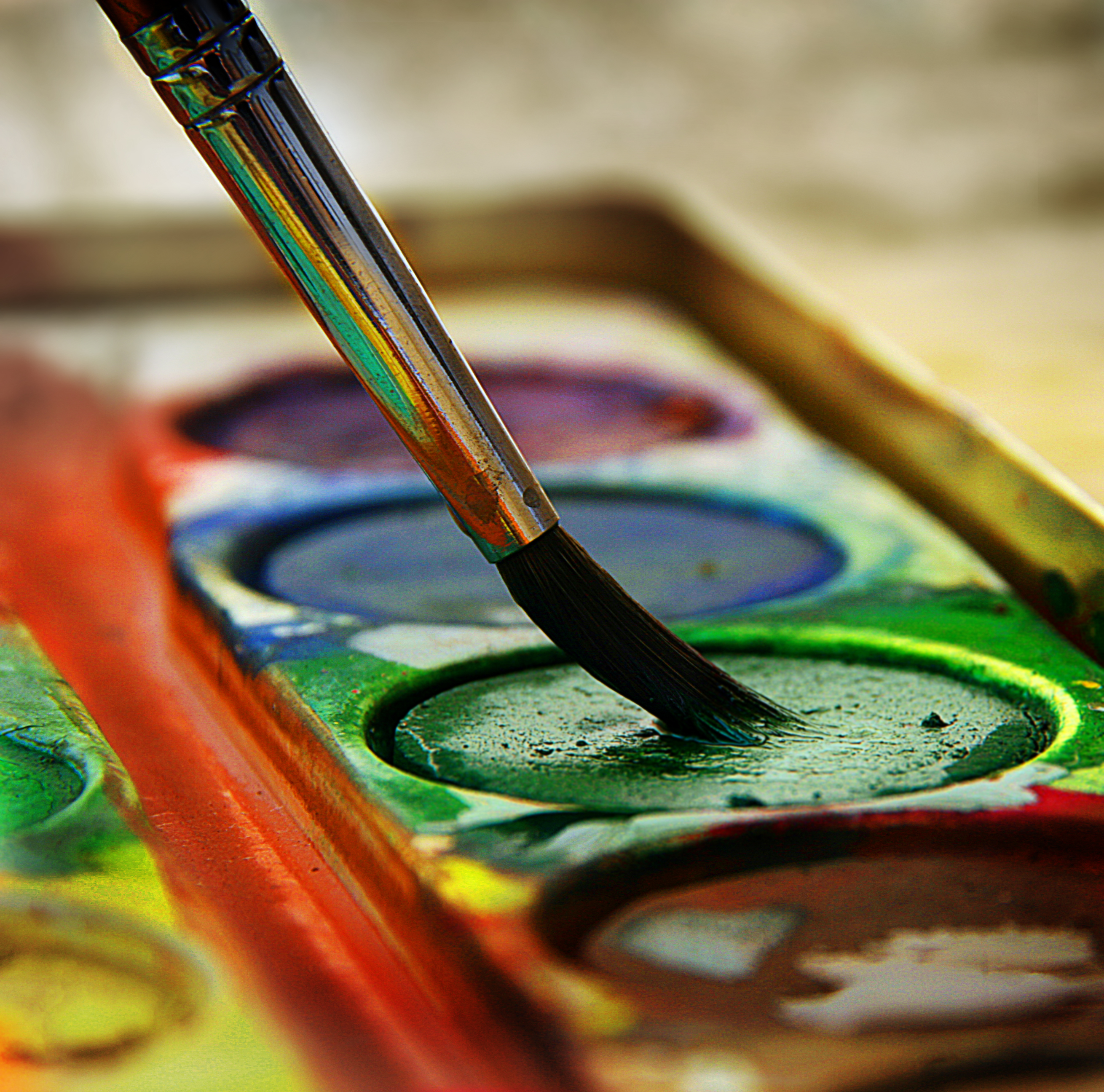 2620x2592 Paint Lymelight - Paintbrush Painting