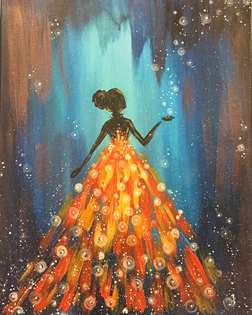 252x315 Firefly Dance - Painting