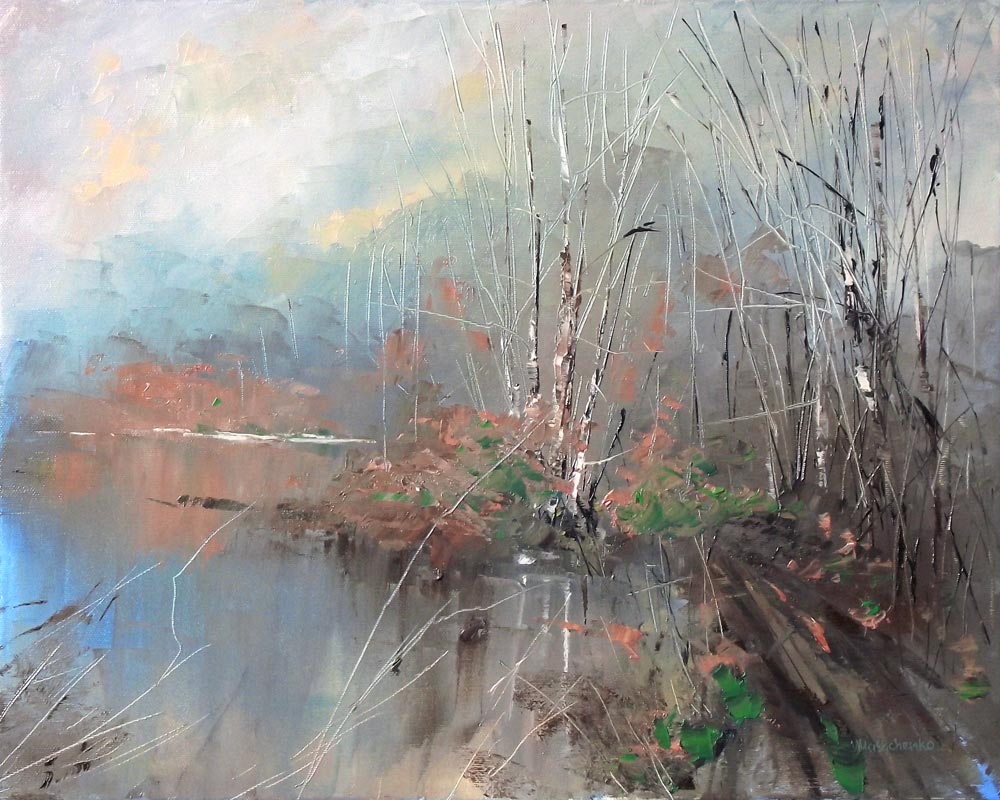 1000x800 Gloomy Spring Day. Cm. Year 2016. - Painting 2016