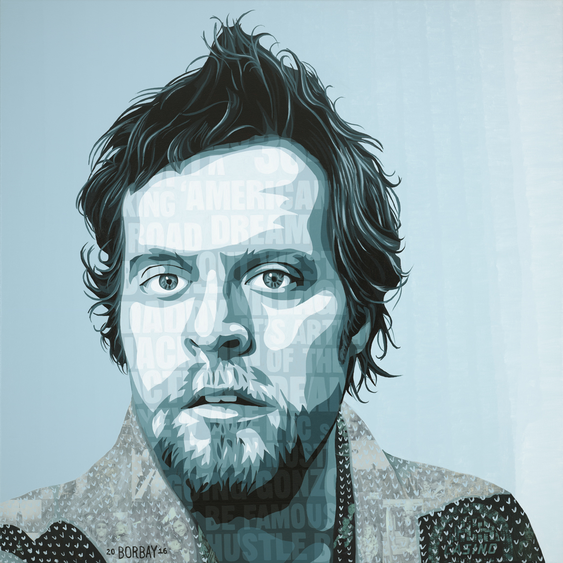 1152x1152 Portrait Of The Artist As A Married Father Of Two Borbay - Painting 2016