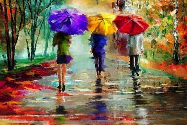 370x247 Panorama Oil Painting - Painting