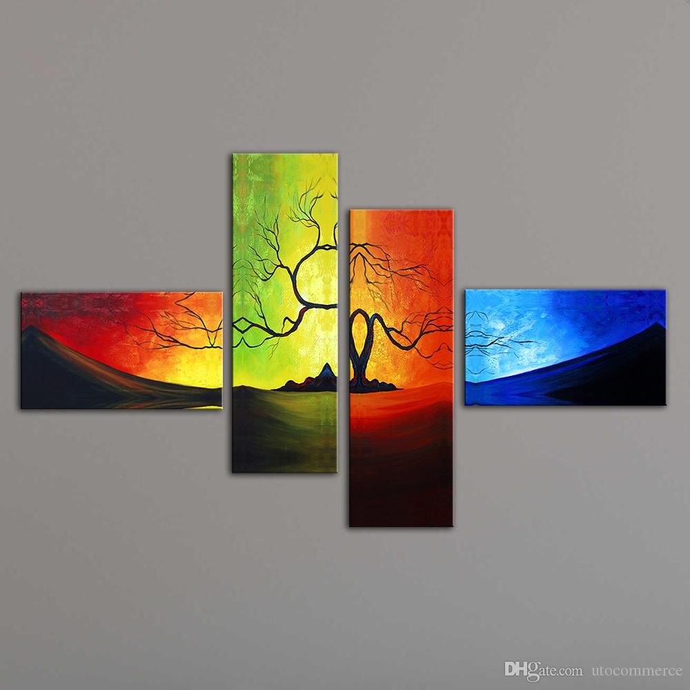 1000x1000 2018 Unstretched Modern Living Room Wall Decor Canvas Abstract - Painting 4 You