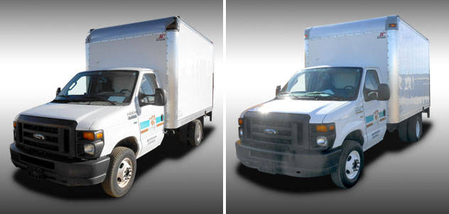 632x302 Box Truck Painting Body Repair Body Shop Fleet Painting - Painting A Box Truck