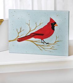 236x267 How To Paint A Red Cardinal Cardinals, Paintings And Canvases - Painting A Cardinal