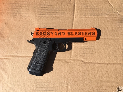 480x360 How To Spray Paint A Toy Gun! M1911 Custom Paint Job - Painting A Revolver