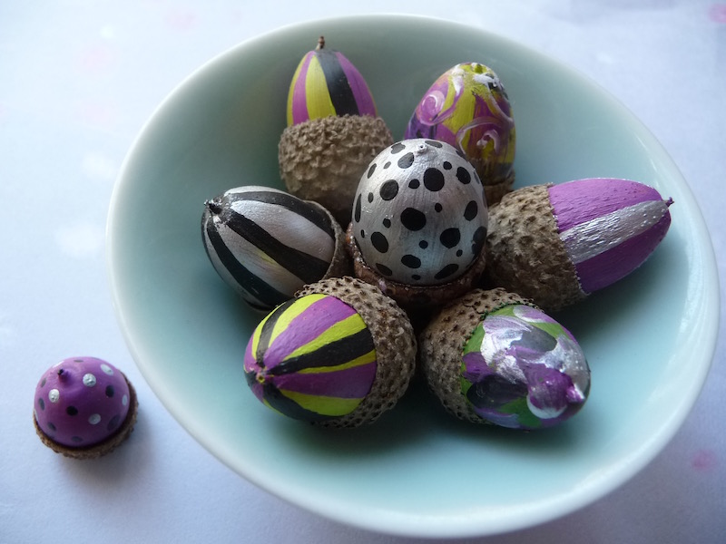 800x600 Painted Acorns Artclubblog - Painting Acorns