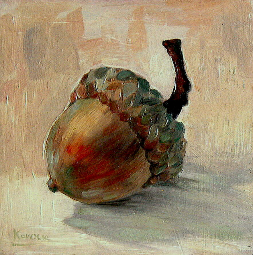 883x888 - Painting Acorns