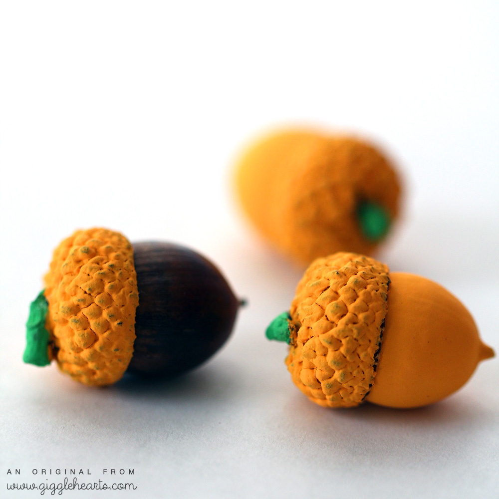 1000x1000 Diy Painted Pumpkin Acorns - Painting Acorns
