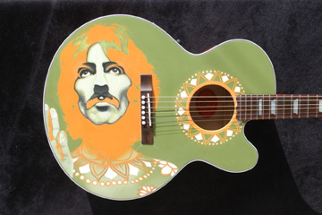 360x240 Lou Yanez's Guitar Art - Painting Acoustic Guitar
