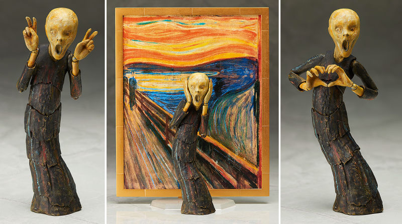 800x447 Edvard Munch's The Scream Is Infinitely More Horrific As An Action - Painting Action Figures